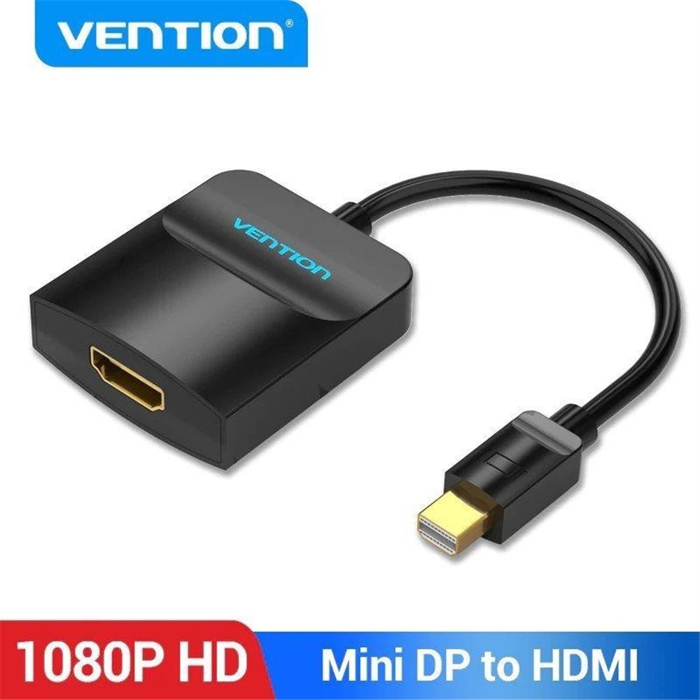 adaptador mini displayport - hdmi vention mini dp/m - hdmi/h 15cm black