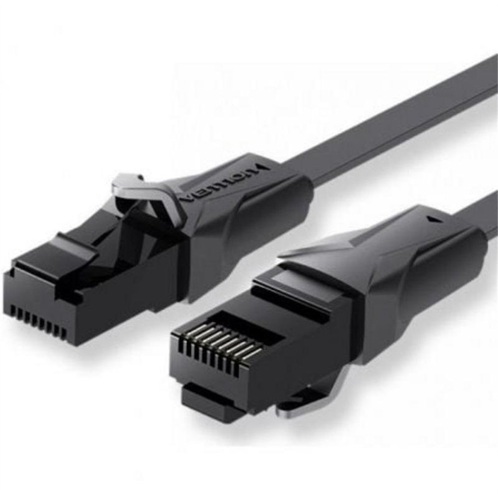 cable de red cat6 utp 25m vention plano black