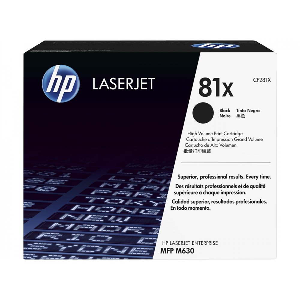 toner hp 81x negro cf281xc