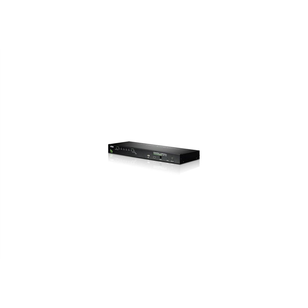 kvm aten conmutador desktop kvm 8-port usb ps/2 vga switch con puertos perifericos usb cs1708a-at-g