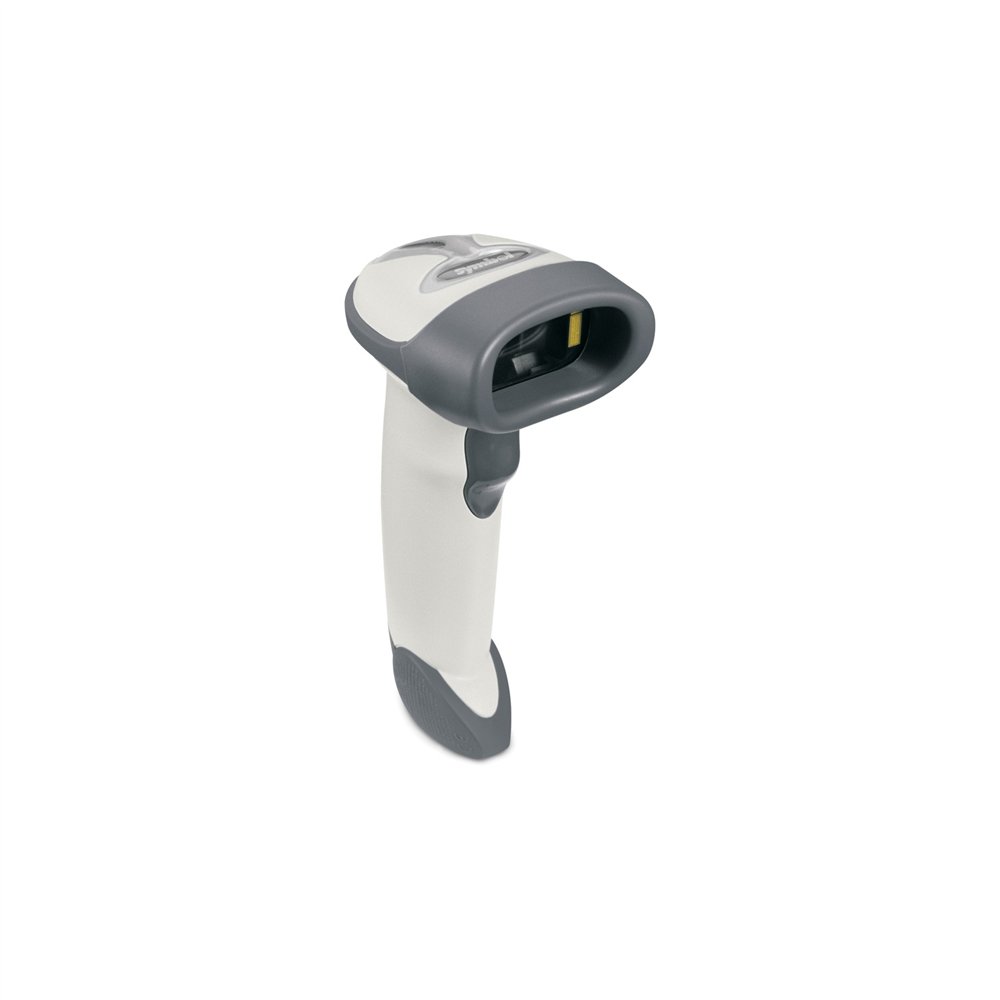 zebra ls2208 lector de códigos de barras portátil laser blanco