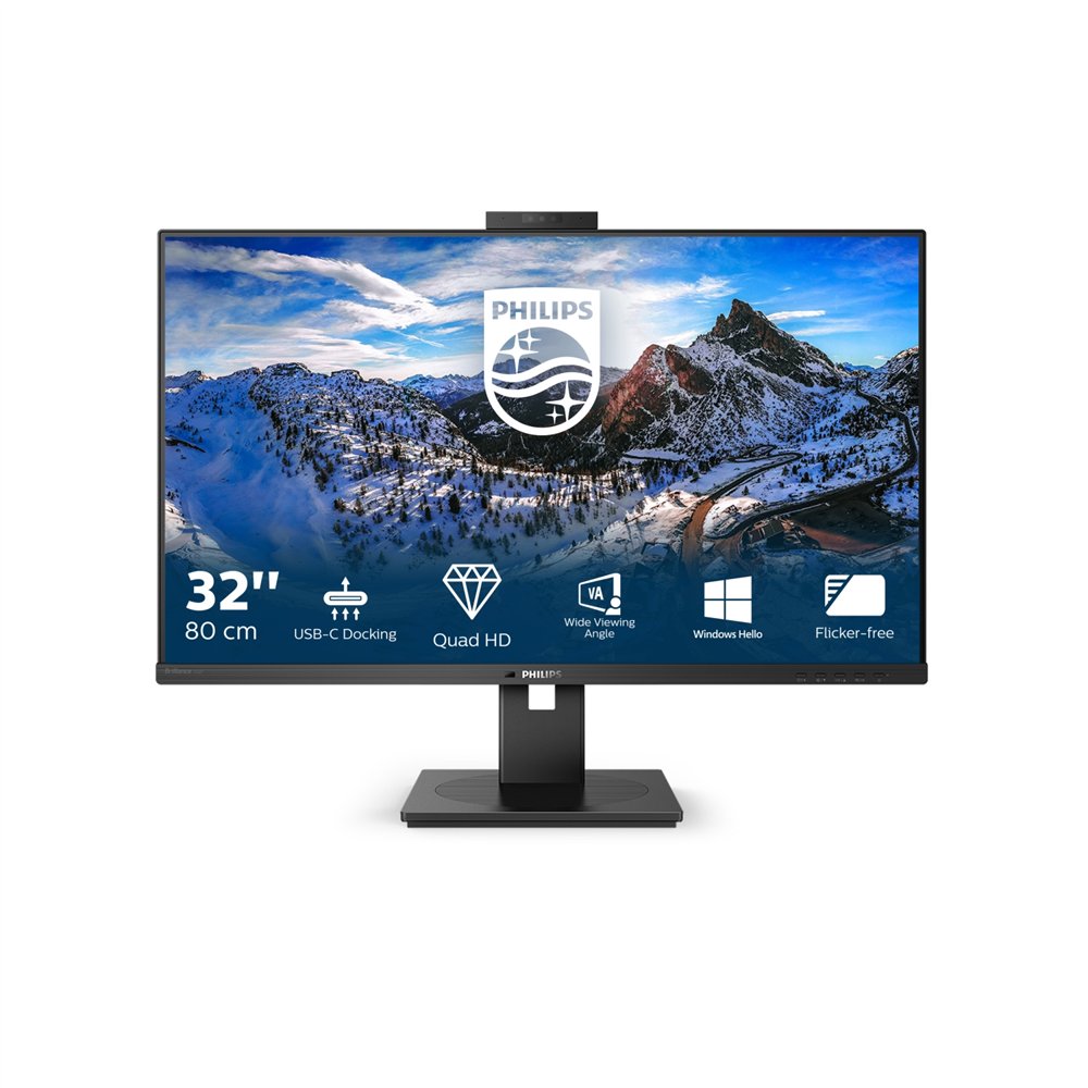 philips p line 326p1h/00 monitor led display 80 cm 31.5p negro