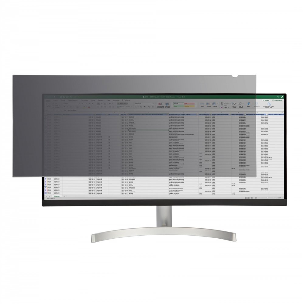 startech.com privscnmon34w filtro para monitor filtro de privacidad para pantallas sin marco 86,4 cm (34")