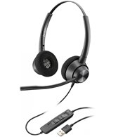 poly auricular estéreo encorepro 320 con usb-a