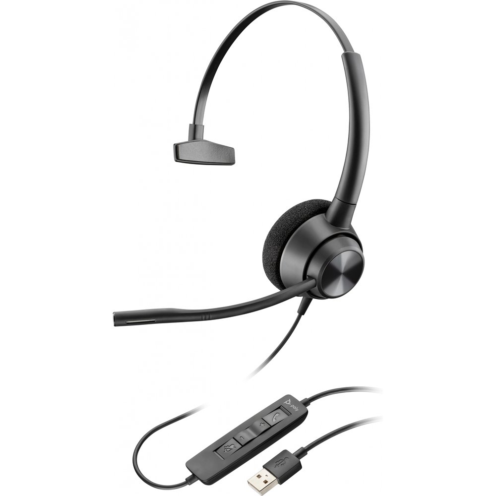 poly auricular mono encorepro 310 con usb-a
