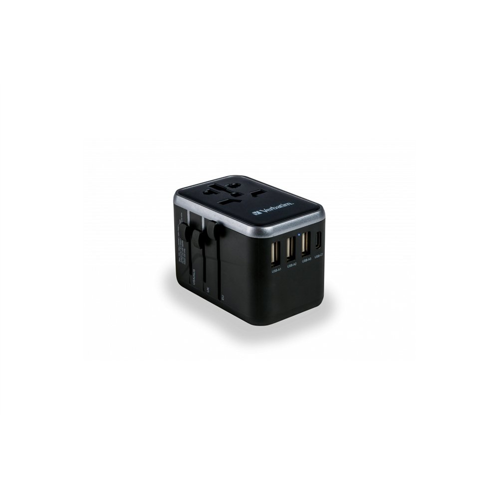 verbatim 49546 adaptador de enchufe eléctrico universal