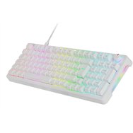 mars gaming mkprowyes teclado juego usb qwerty español blanco
