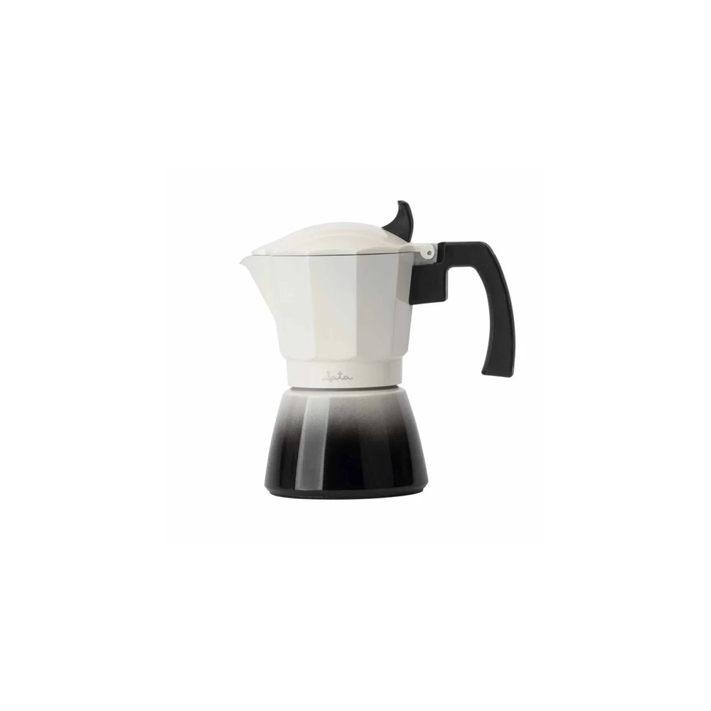 jata hcaf2412 cafetera manual cafetera italiana 0,7 l negro, blanco