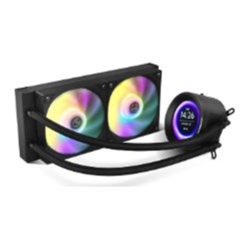 ref. líq. nox x-240 lcd 240mm negra (nxhummerx240lcdbk)