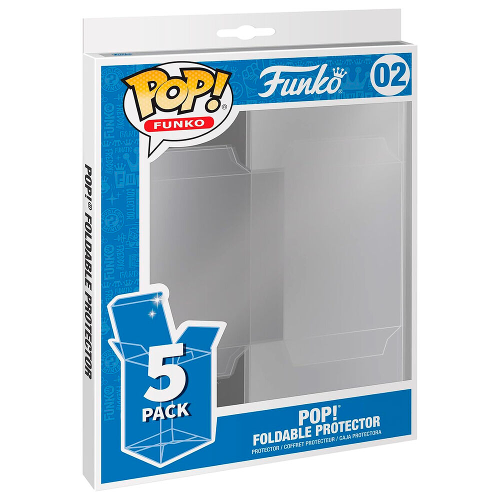blister 5 cajas protectoras funko