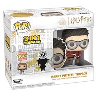 funko tripack pop + mystery mini + keychain harry potter