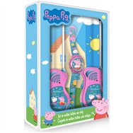 blister reloj digital + walkie takie peppa pig