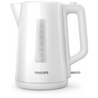philips 3000 series hervidora de plástico 1,7 l con tapa abatible, indicador luminoso blanco