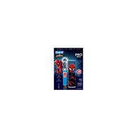 oral-b vitality pro kids spiderman niño cepillo dental oscilante azul, rojo