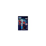 oral-b vitality pro kids spiderman niño cepillo dental oscilante azul, rojo