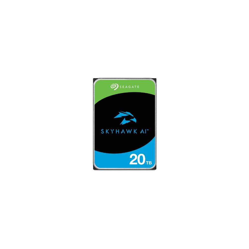 seagate skyhawk ai disco duro interno 20 tb 7200 rpm 512 mb 3.5" serial ata iii