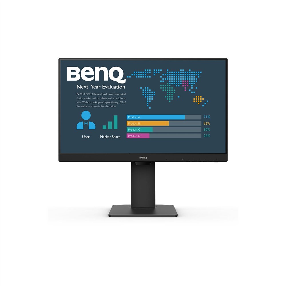 benq bl2486tc pantalla para pc 60,5 cm (23.8") 1920 x 1080 pixeles full hd negro