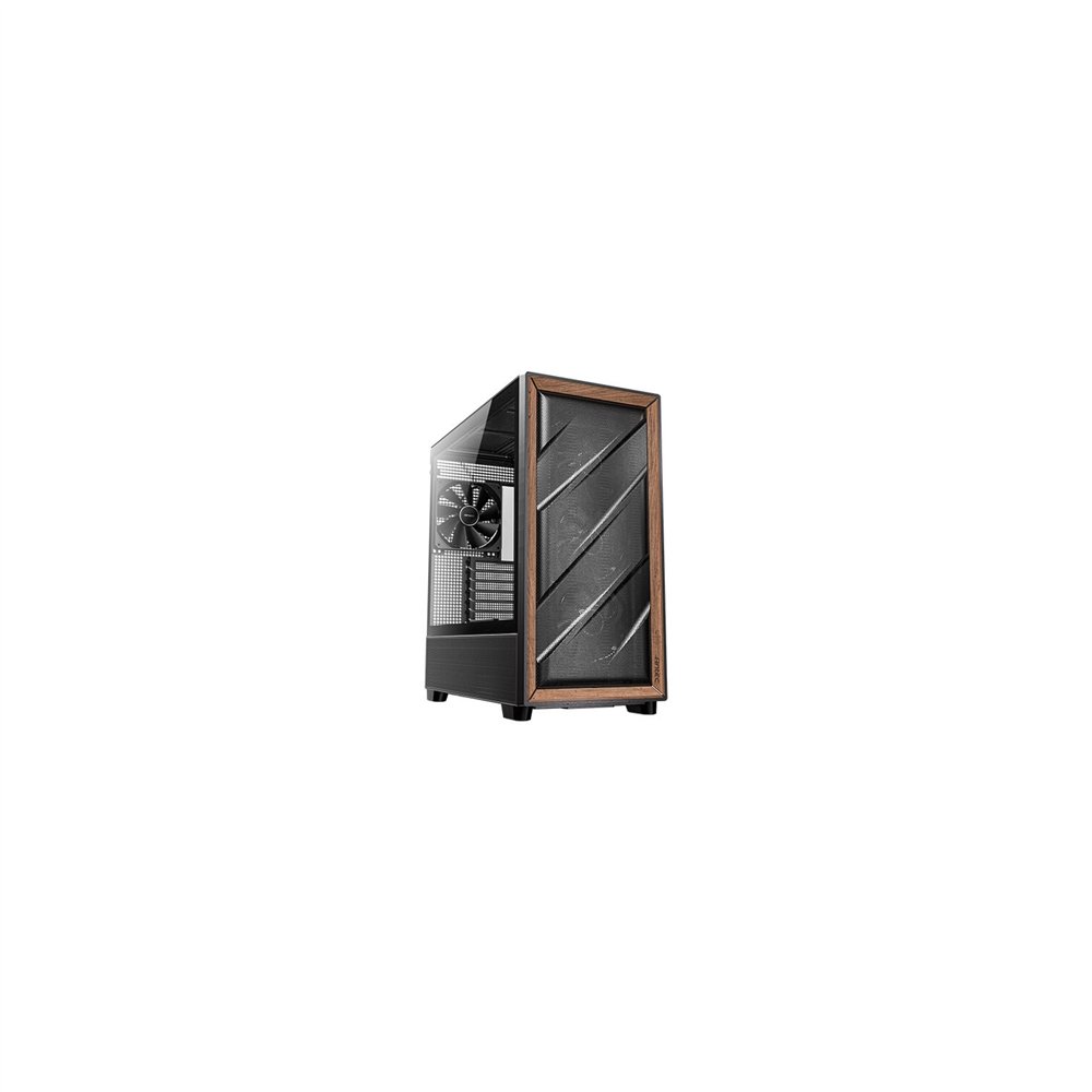 antec 0-761345-10133-2 carcasa de ordenador midi tower negro, madera