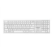 teclado nilox wireless bluetooth blanco (nxkbw01s)