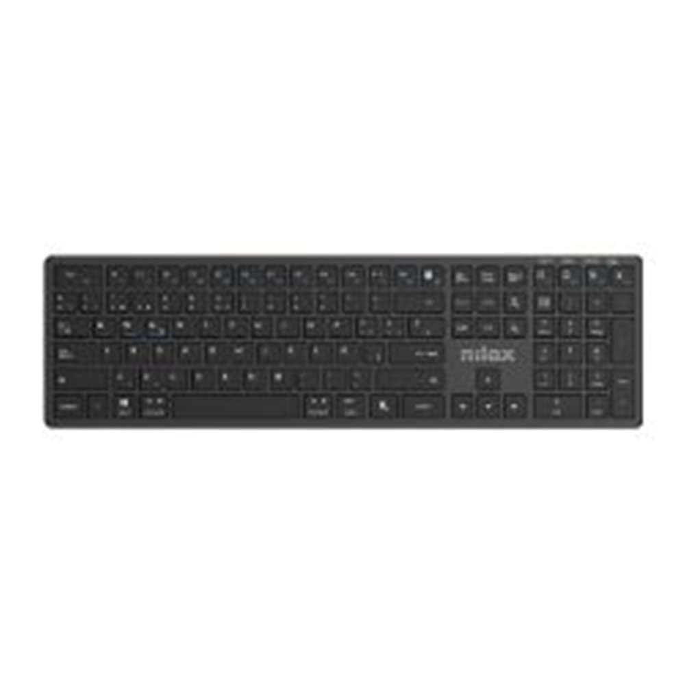 teclado nilox profesional dual wireless negro(nxkbw01b)