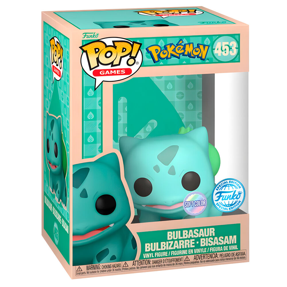 figura pop pokemon bulbasaur bulbizarre bisamam exclusive