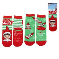 set 2 pares calcetines the elf on the shelf