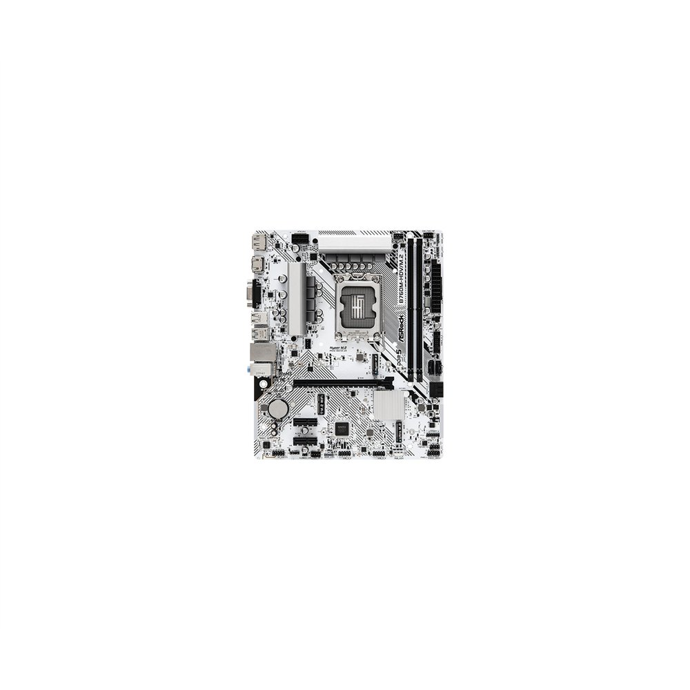 asrock b760m-hdv/m.2 placa base intel b760 lga 1700 micro atx