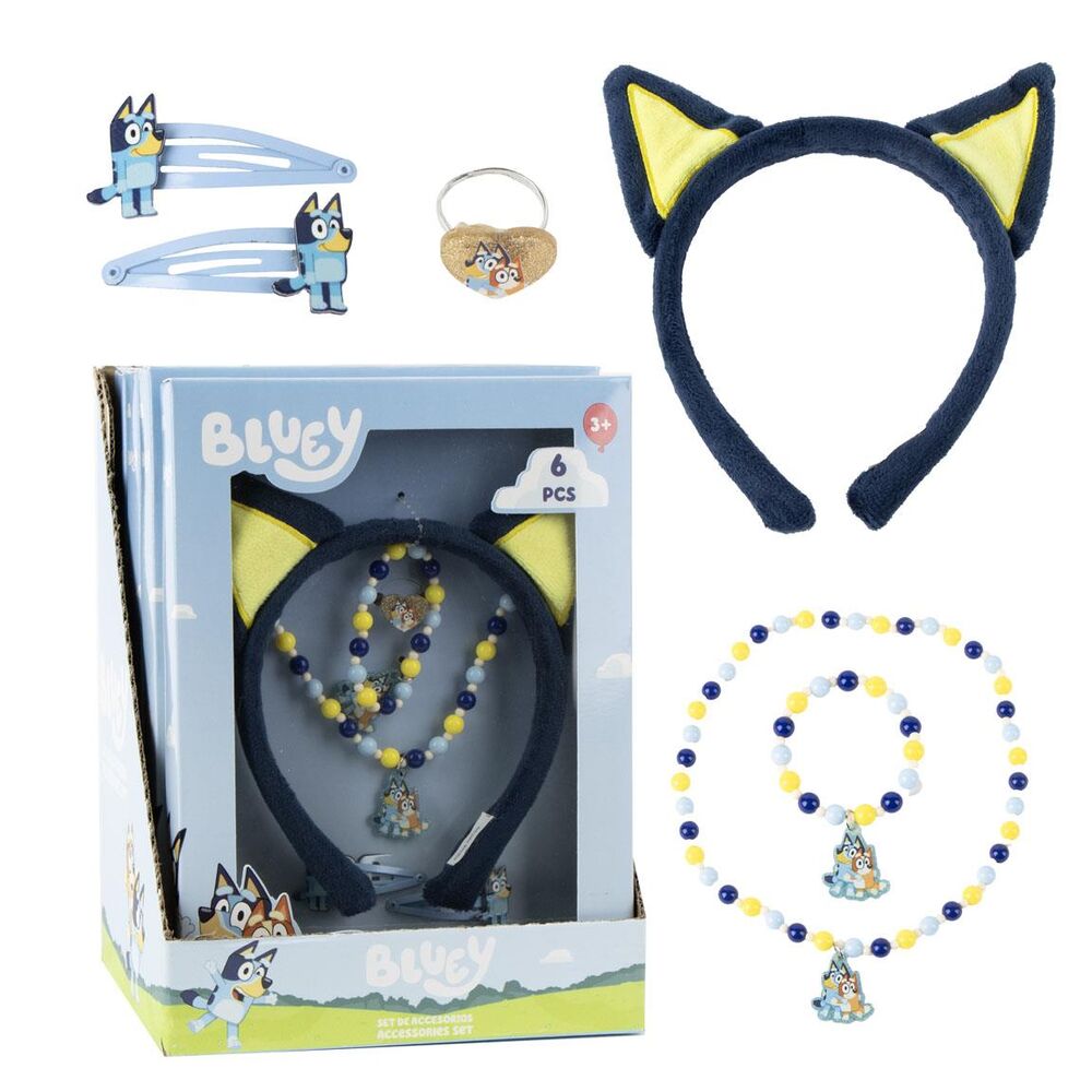 set belleza accesorios bluey