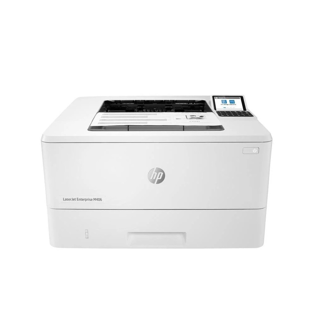 impresora hp laser monocromo laserjet enterprise m406dn duplex white