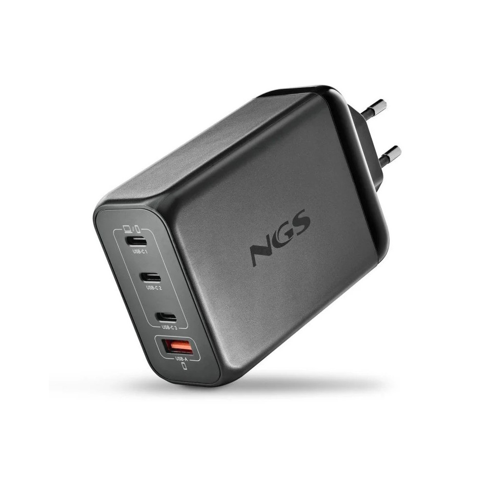 cargador de portatil ngs bud gan 3xusb-c/usb-a 240w black