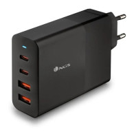 cargador de portatil ngs bud gan 2xusb-c/x2usb-a 100w black