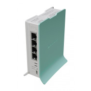 mikrotik hap router inalámbrico gigabit ethernet banda única (2,4 ghz) verde, blanco