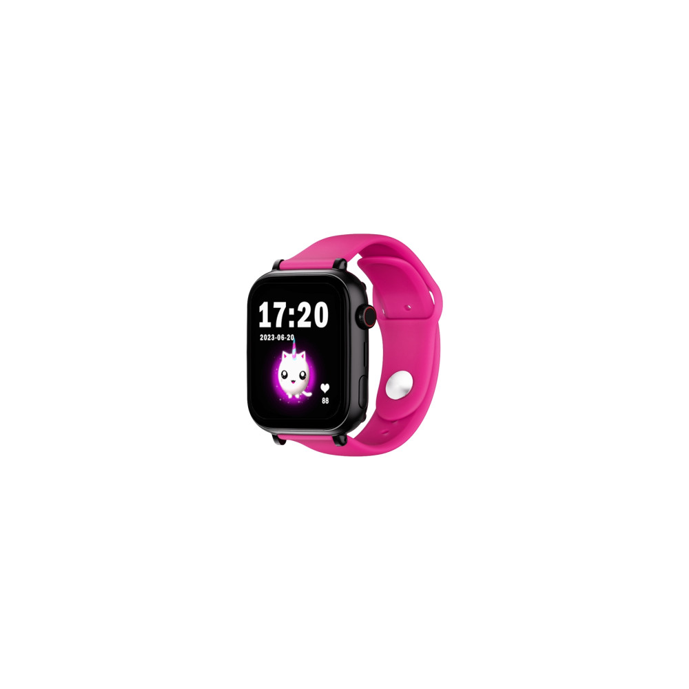 save family plus smartwatch con gps y llamada negro correa silicona lollipop fusia no incluye sim