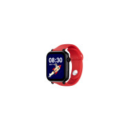 save family plus smartwatch con gps y llamada negro correa silicona roja no incluye sim