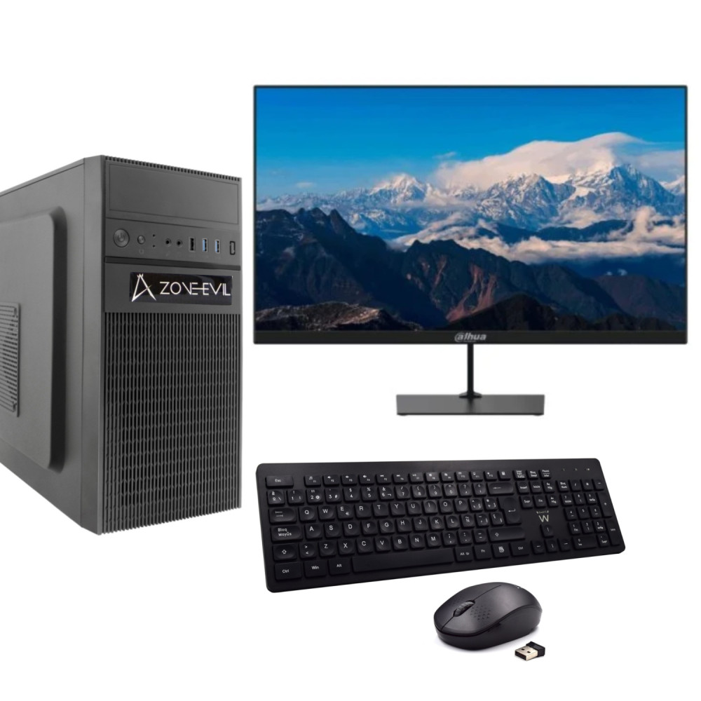 zone evil core work intel i5 14400/32gb/1tb ssd nvme windows 11+ monitor dahua 23.8