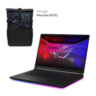 asus rog strix scar 18 g835lx-sa046w - ordenador portátil gaming de 18" wqxga 240hz (intel core ultra 9 275hx, 64gb ram, 4tb ssd