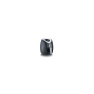 severin 2430 sencillo 3,2 l independiente 1500 w freidora de aire caliente negro, acero inoxidable