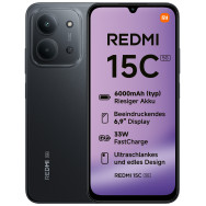 xiaomi redmi 15c 5g 4/128gb negro smartphone
