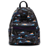 mochila classic clouds disney loungefly 26cm