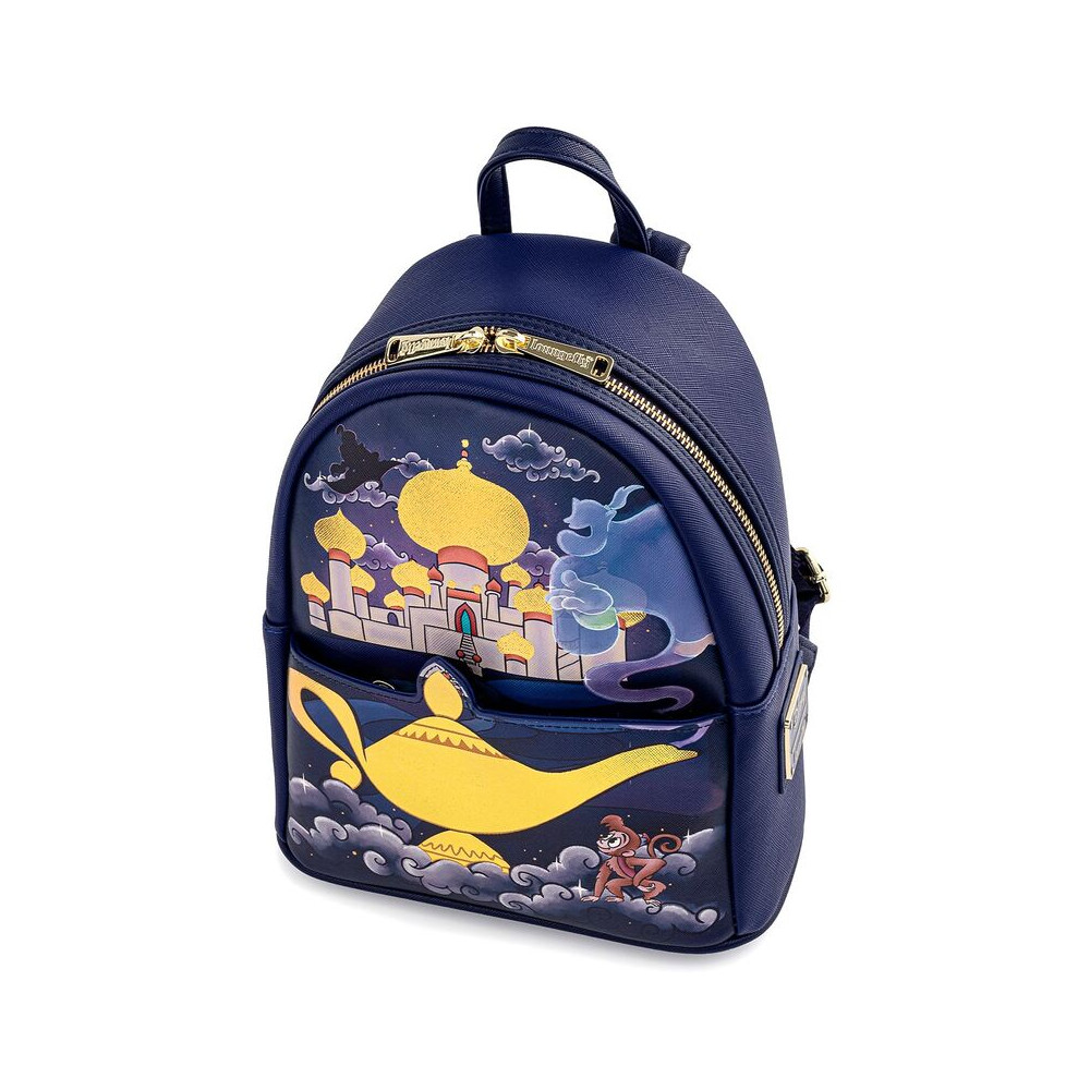 mochila castillo jasmine aladdin disney loungefly 26cm