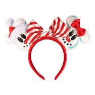 diadema orejas mickey minnie snowman disney loungefly