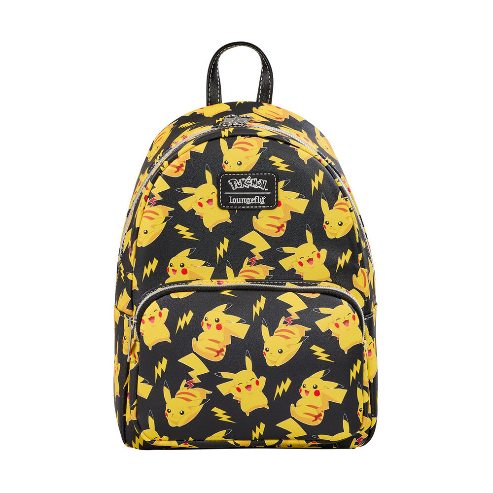 mochila pikachu pokemon loungefly 26cm