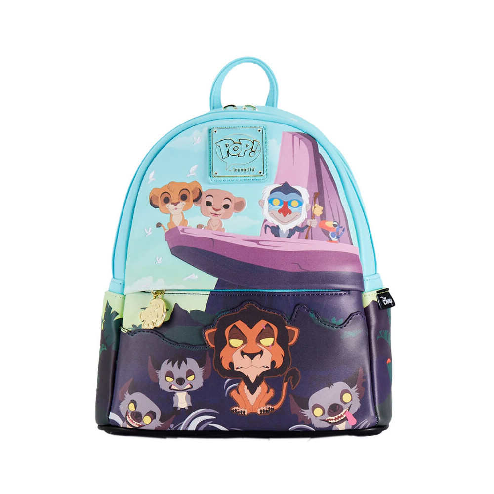 mochila roca del orgullo el rey leon disney loungefly 26cm