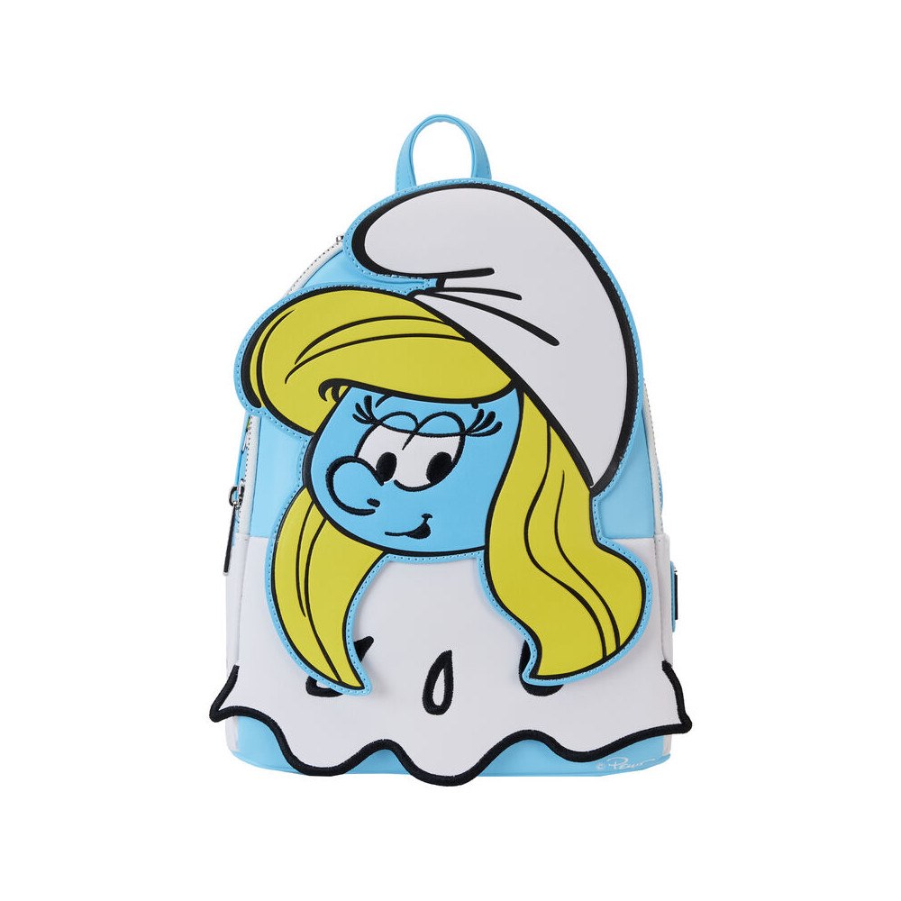 mochila pitufina los pitufos loungefly 26cm
