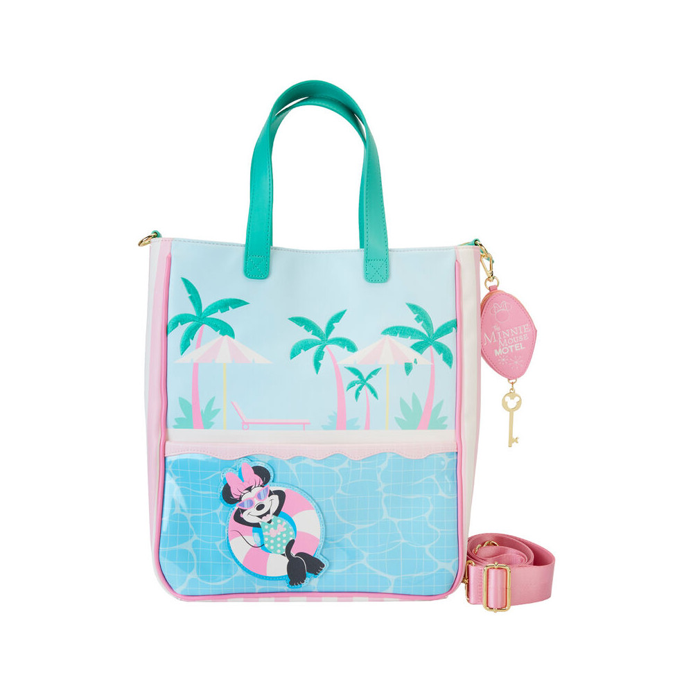 bolso + monedero vacation style minnie disney loungefly