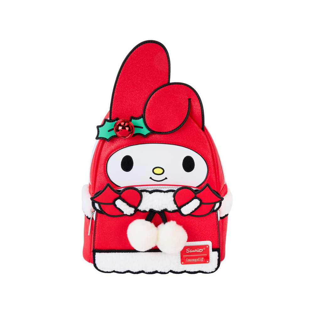 mochila winter my melody sanrio loungefly 26cm