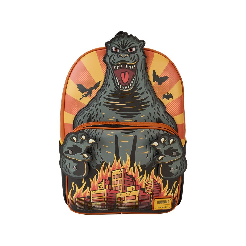 mochila toho godzilla loungefly 45cm