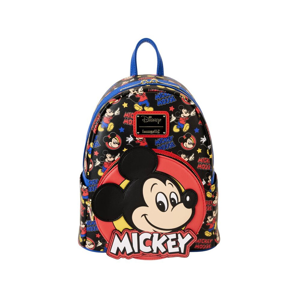 mochila mickey and friends classic disney loungefly 26cm