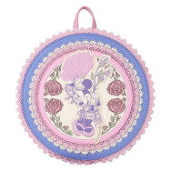 mochila floral minnie disney loungefly 23cm