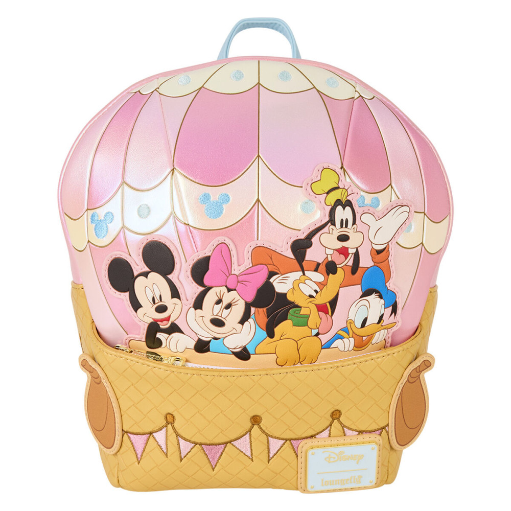 mochila shape hot air balloon mickey & friends disney loungefly 26cm